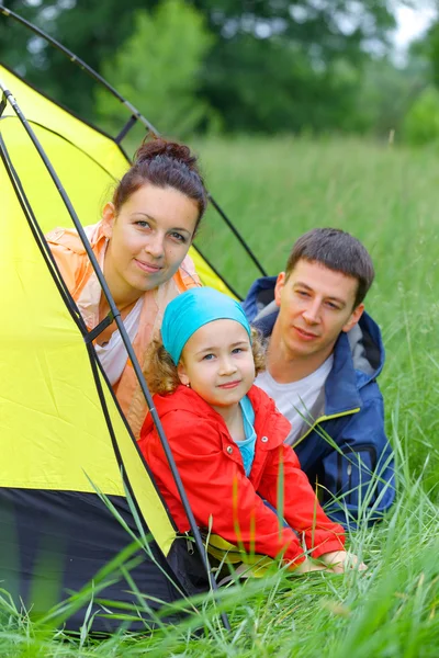 Family camping — Stock Photo, Image