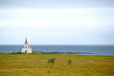 İzlanda üzerinde Kilise