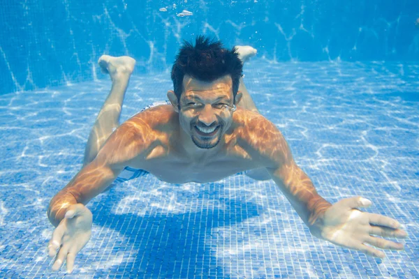 Underwater man — Stock Photo, Image