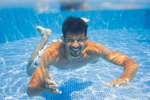 Underwater man — Stock Photo, Image