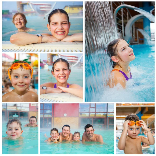 Aktivitäten am Pool — Stockfoto