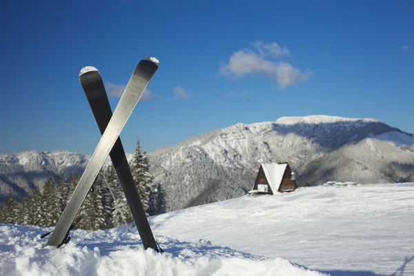 Equipos de esquí — Foto de Stock