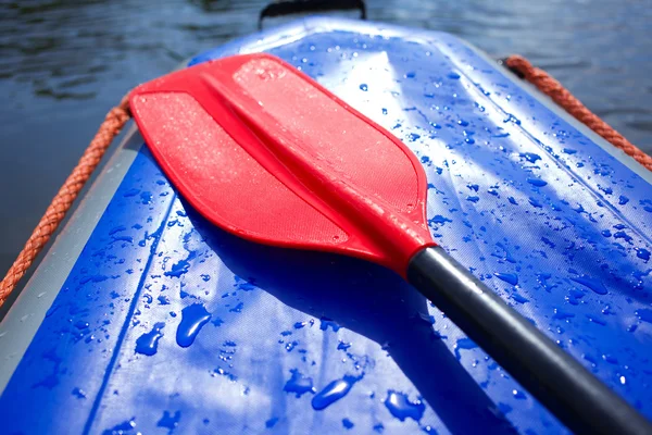 Paddel für Wildwasser-Rafting — Stockfoto