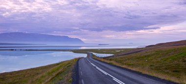 Icelandic landscape. clipart