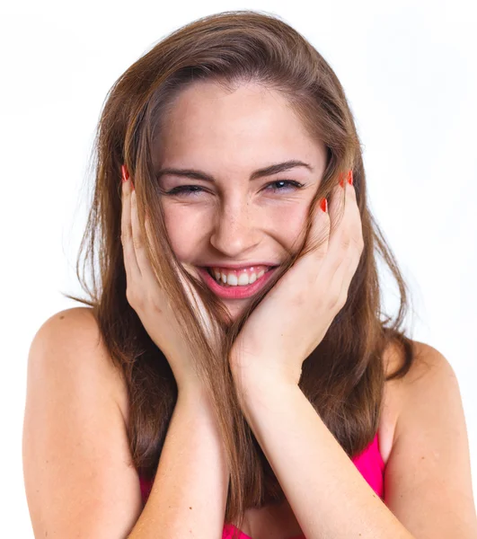 Adolescente chica mueca . —  Fotos de Stock