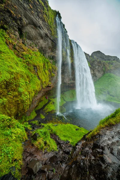 Isländischer Wasserfall — Stockfoto