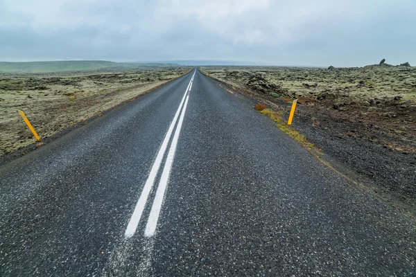 Дорога Исландии. — стоковое фото