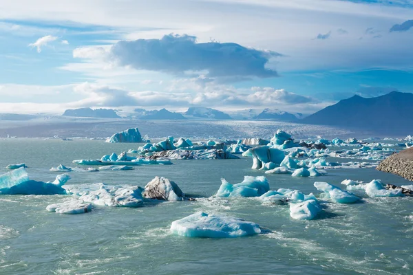 Lagoa Glaciar no leste da Islândia — Fotografia de Stock