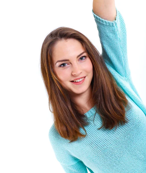 Ragazza adolescente in studio — Foto Stock