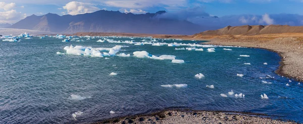 东冰岛冰川湖 — 图库照片