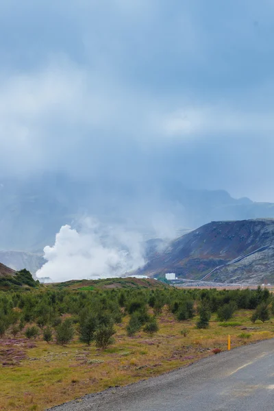 Jeotermal elektrik santrali — Stok fotoğraf