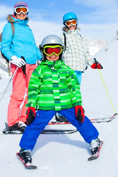 Ski, winter, snow, skiers Stock Image