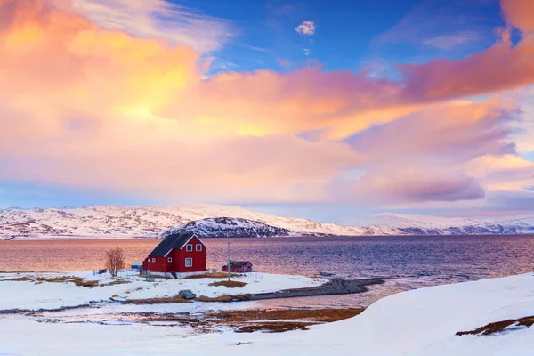 Norsko v zimě — Stock fotografie