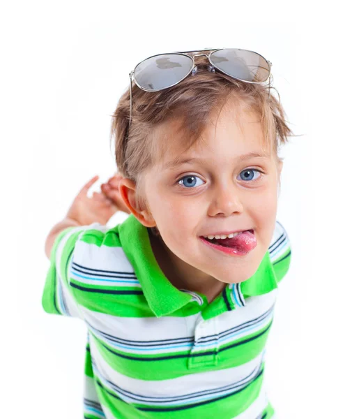 Rapaz de óculos de sol — Fotografia de Stock