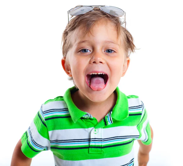 Boy in the sunglasses — Stock Photo, Image