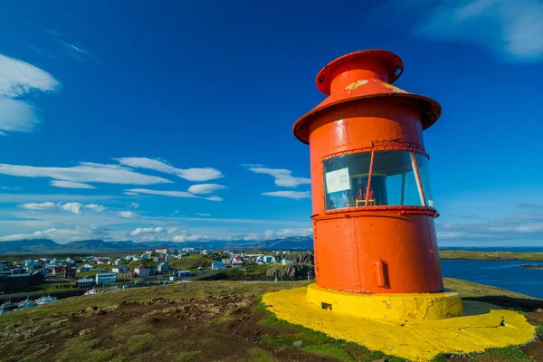 Farol em Islândia — Fotografia de Stock