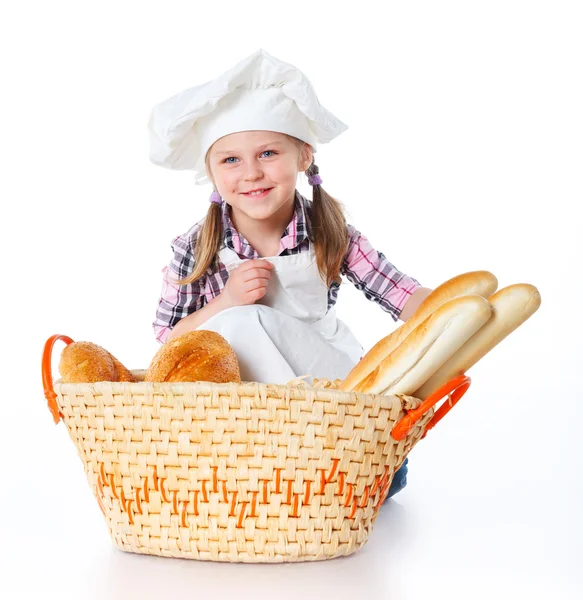 Little baker. — Stock Photo, Image