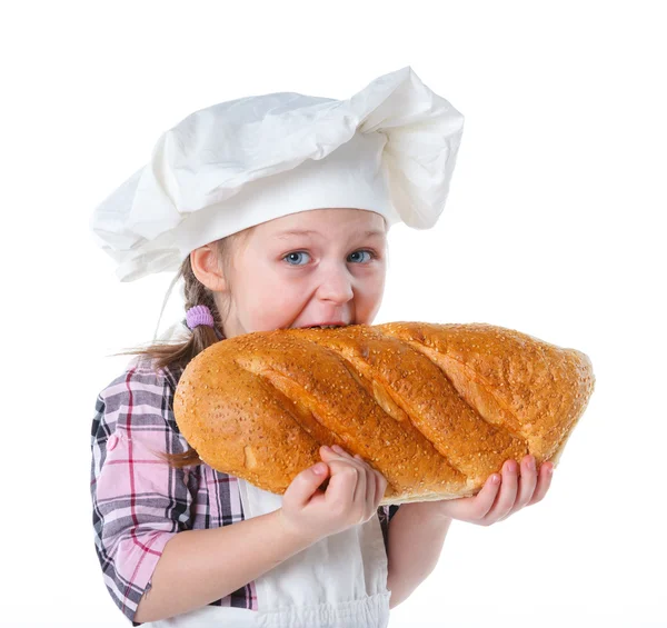 Little baker. — Stock Photo, Image