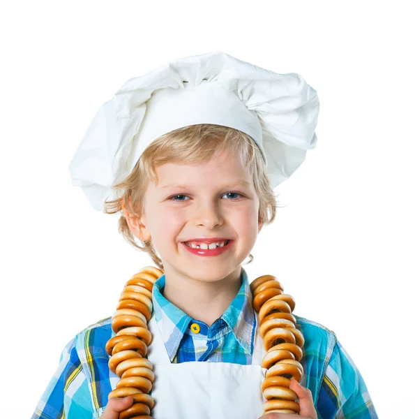 Маленький пекарь . — стоковое фото