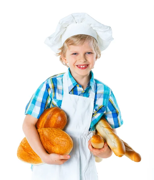 Little baker. — Stock Photo, Image