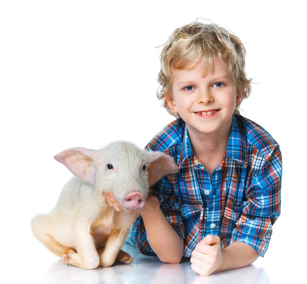 Little farmer — Stock Photo, Image