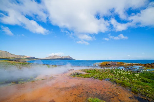 Hot geothermal spring. — Stock Photo, Image