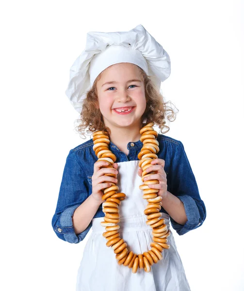 Little baker. — Stock Photo, Image