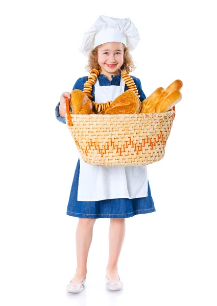 Little baker. — Stock Photo, Image