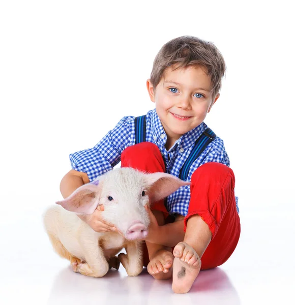 Little farmer — Stock Photo, Image