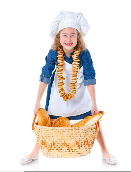 Little baker. — Stock Photo, Image