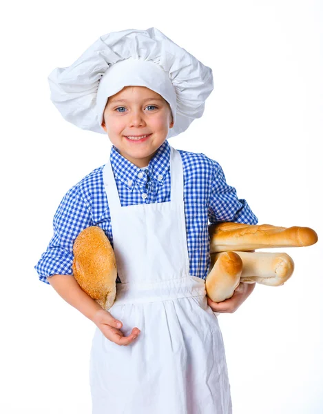 Little baker. — Stock Photo, Image