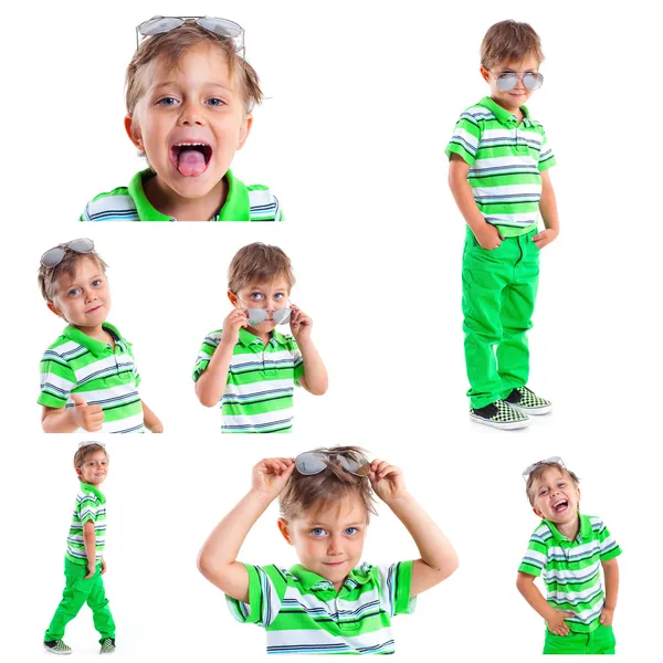 Niño en las gafas de sol — Foto de Stock