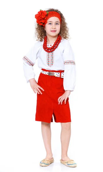 Ukrainian girl in national... — Stock Photo, Image