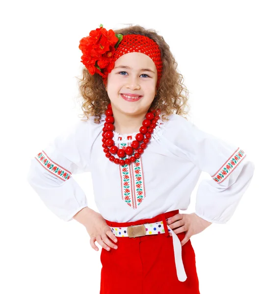 Ukrainsk flicka i nationella... — Stockfoto