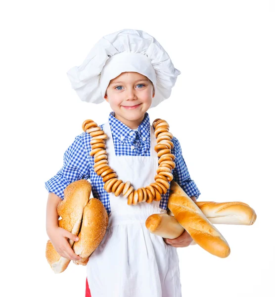 Little Baker. — Stock Photo, Image