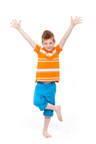 Cute red-haired boy — Stock Photo, Image