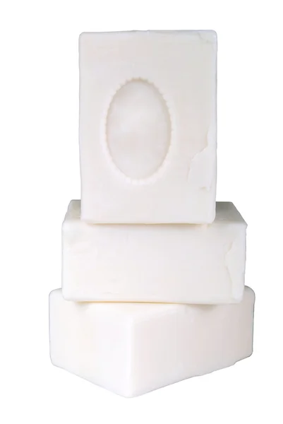Fehér szappan — Stock Fotó
