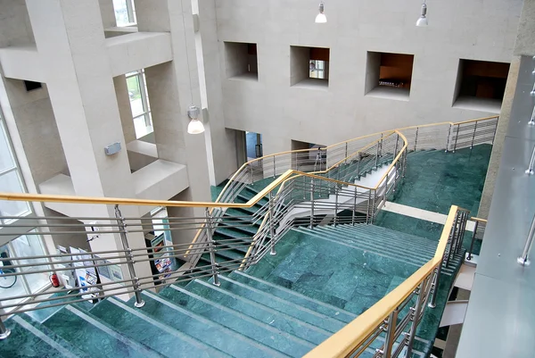 Green stairs — Stock Photo, Image