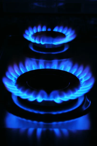 Blue flame — Stock Photo, Image