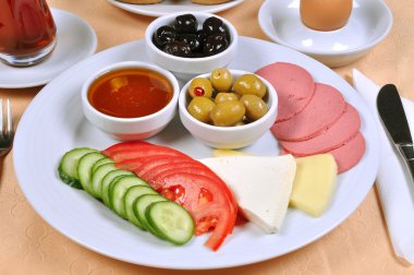 kahvaltı tabağı