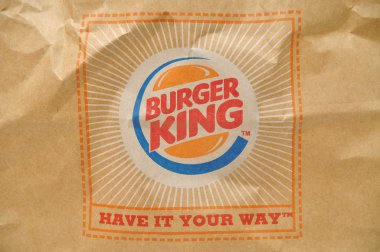 burger king logo ambalaj