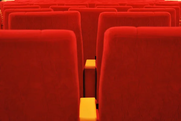 Movie theater säten — Stockfoto