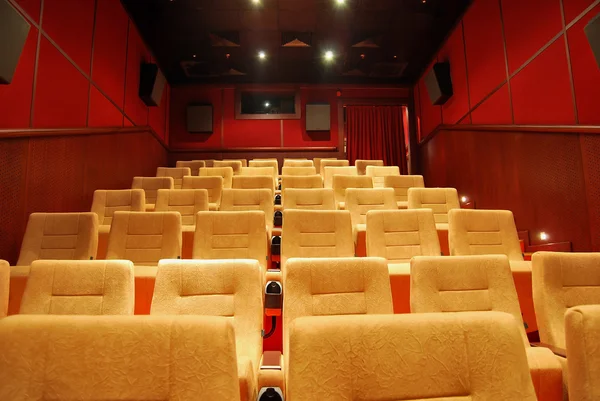 Film theater zitplaatsen — Stockfoto