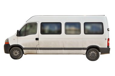Beyaz minibüs