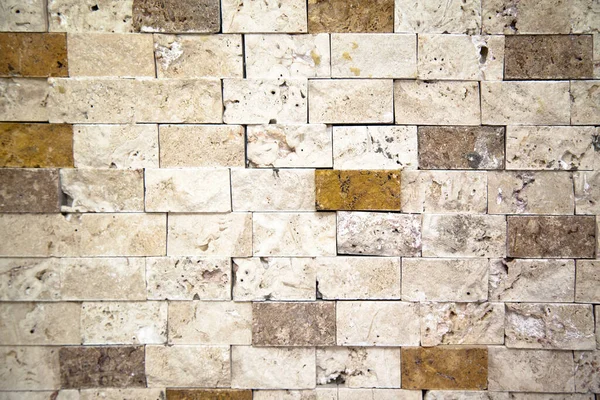 Rechthoekig Uitgesneden Marmeren Muur Textuur Achtergrond Kan Zijn Tegel Naadloos — Stockfoto