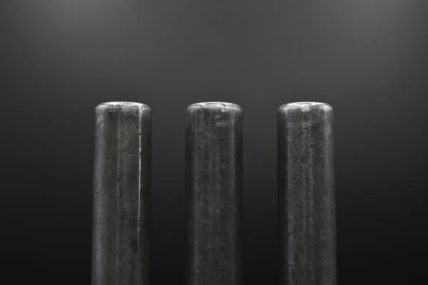 Промышленные Детали Инструменты Оборудование Металла Изолированные Черном Фоне — стоковое фото