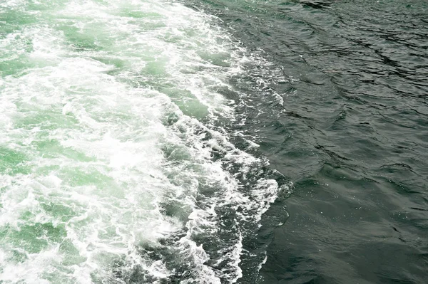 Blick Von Oben Auf Meer Oder Meerwasser Blaue Salzwassertextur — Stockfoto