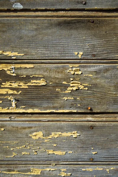 Fondo Pintura Blanca Pelada Agrietada Suelo Madera Viejo Patrón Pintura — Foto de Stock