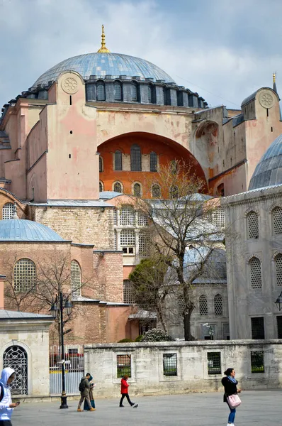 Hagia Sophia Museum Historical Basilica Mosque Istanbul Built Byzantine Emperor — Stock Photo, Image