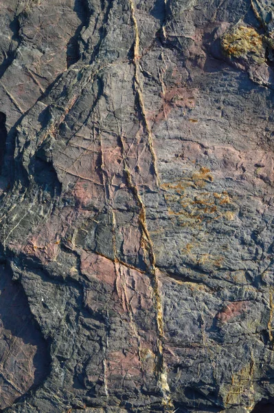 Zeer Harde Rock Textuur Natuurlijke Blauwe Steen Textuur Achtergrond Behang — Stockfoto
